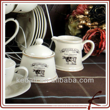 ceramic coffee creamer container